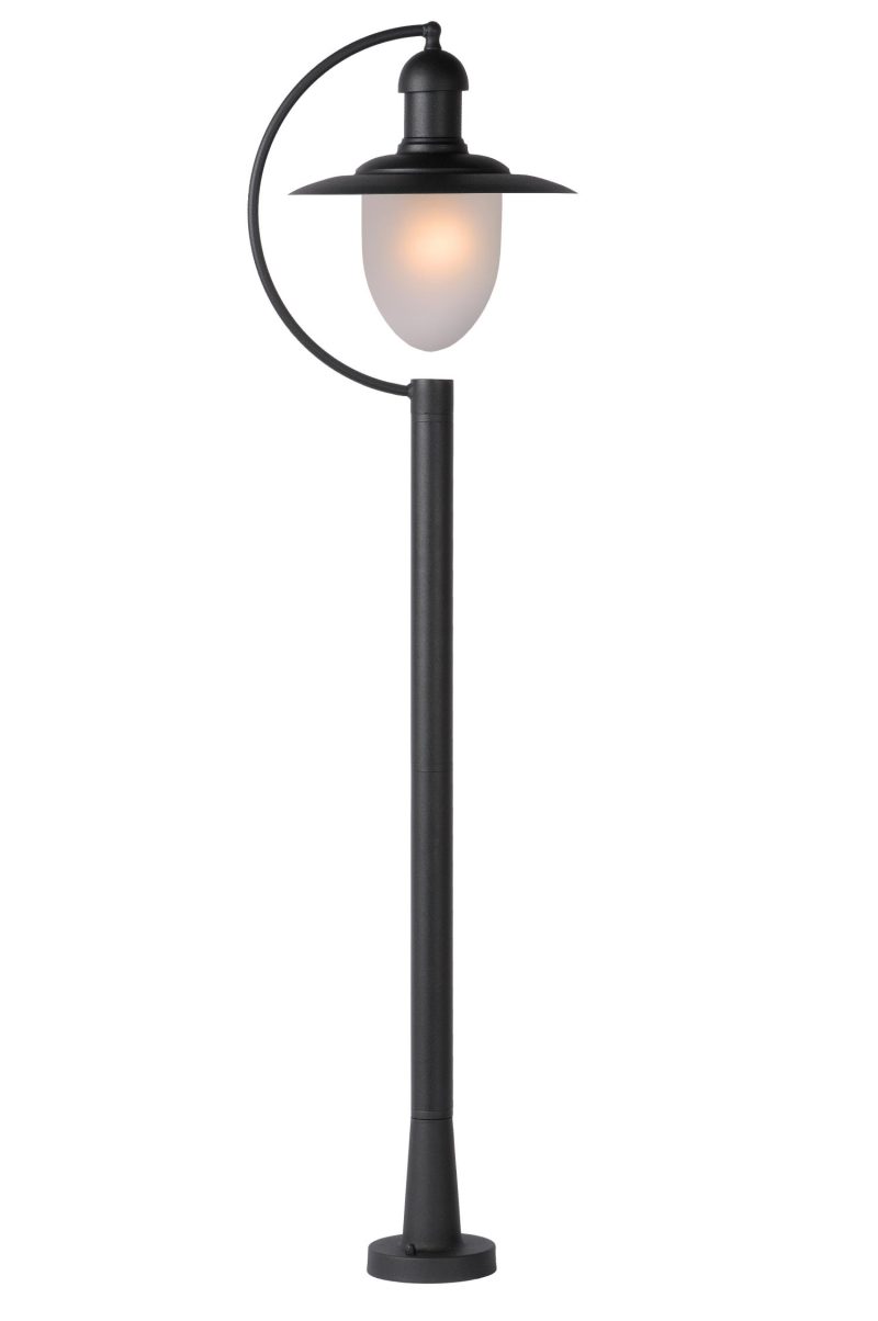 LUCIDE ARUBA - Lampione Esterno - 1xE27 - IP44 - Nero