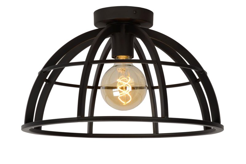 LUCIDE DIKRA - Ceiling Light - 1xE27 - Black