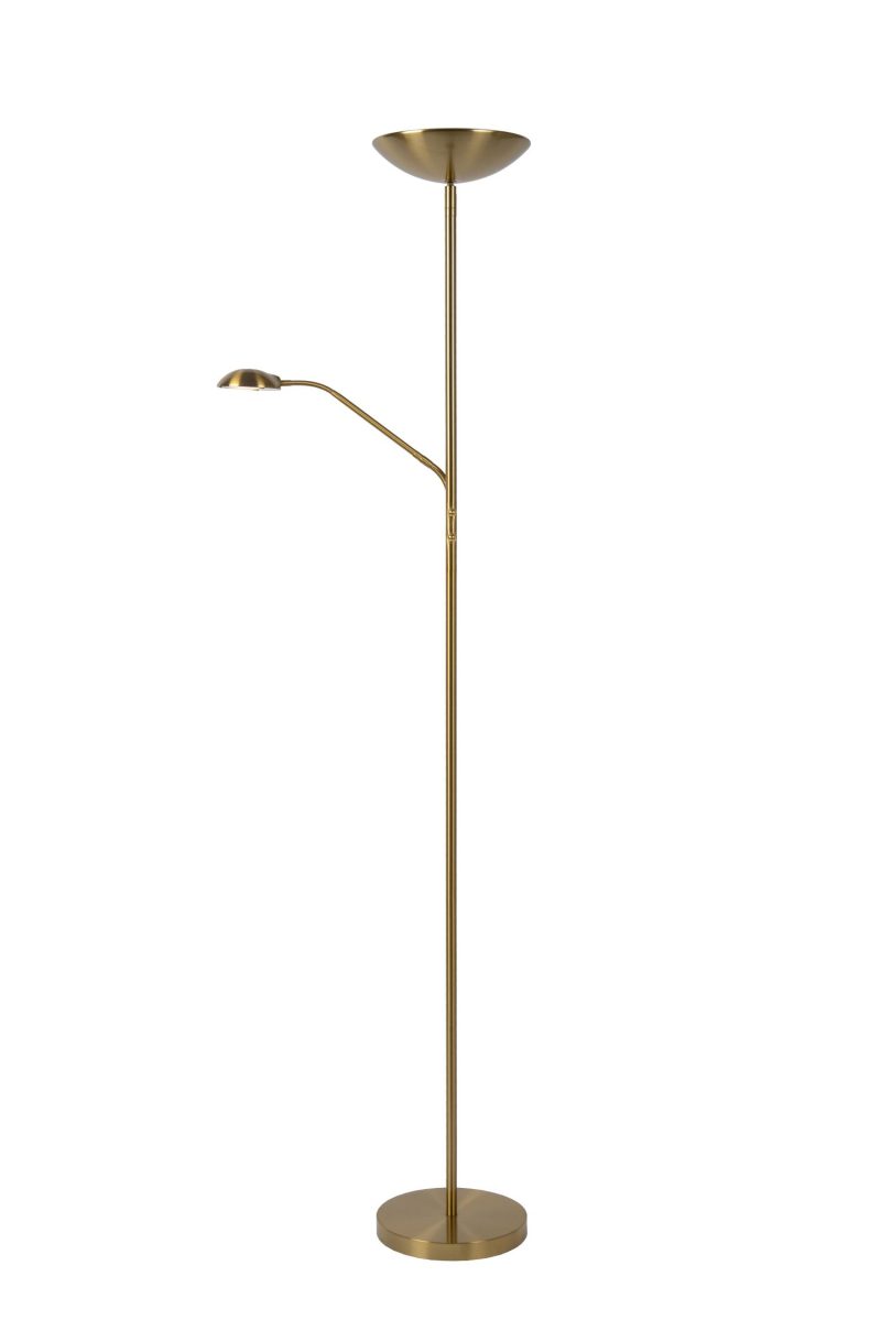 LUCIDE ZENITH - Lampe de lecture - LED Dimmable - 3000K - Or Mat / Laiton
