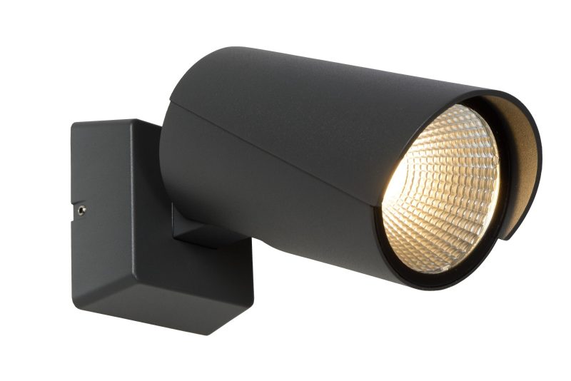 LUCIDE MANAL - Applique Extérieure - LED - 1x13W 3000K - Anthracite