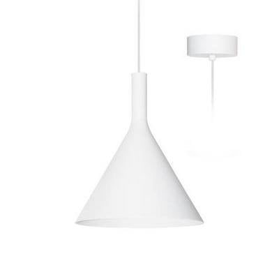 Indigo pendant light dining table LED conical white 305mm 24W