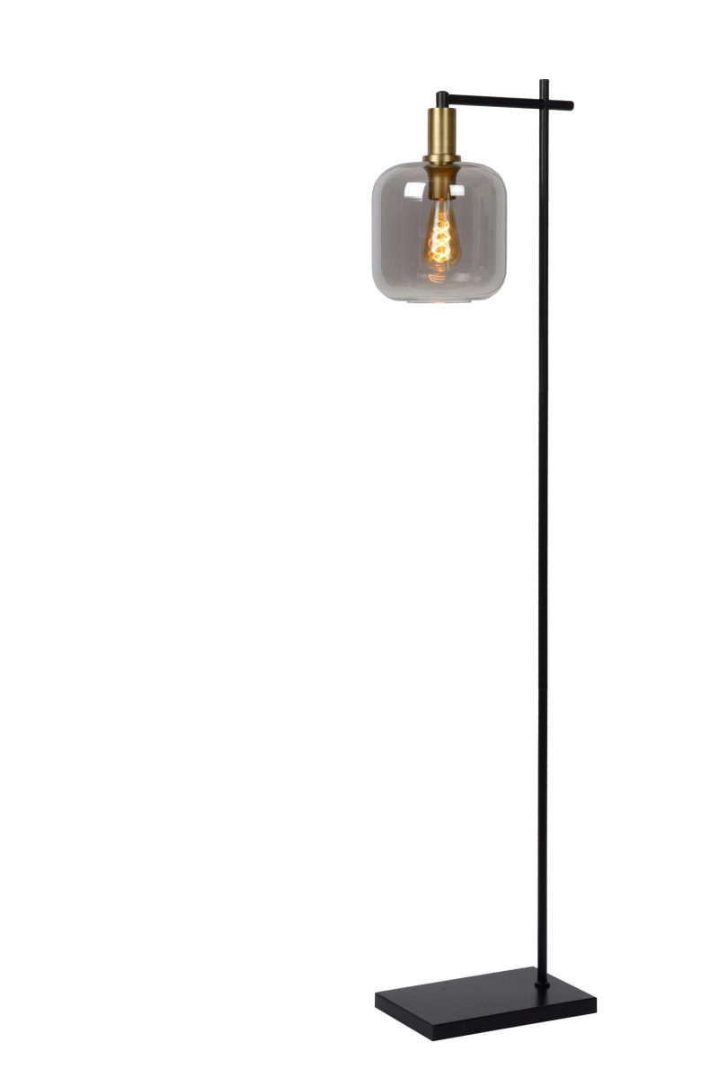 LUCIDE JOANET - Vloerlamp - 1xE27 - Fumé