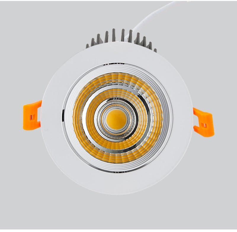 Foco empotrable LED 10W orientable, corte 95 mm, blanco