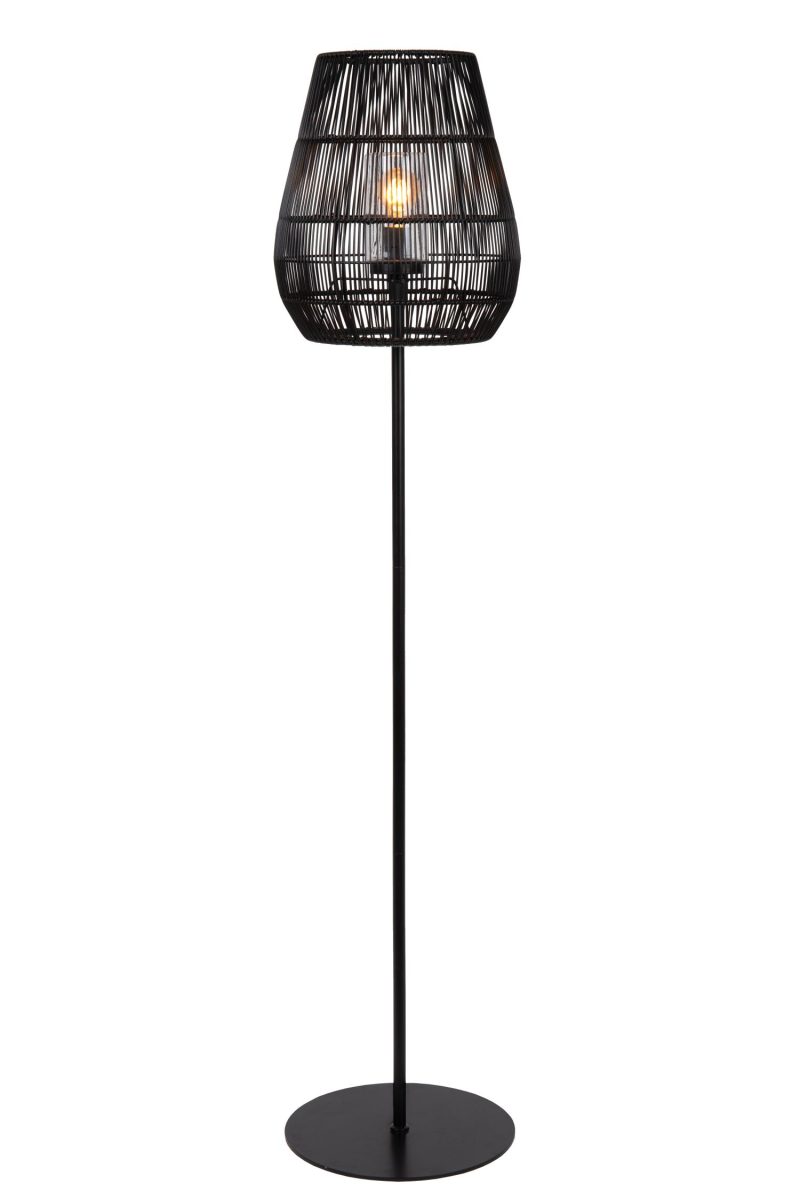 LUCIDE NERIDA - Lampada da Terra Esterno - Ø 35 cm - 1xE27 - IP44 - Nera