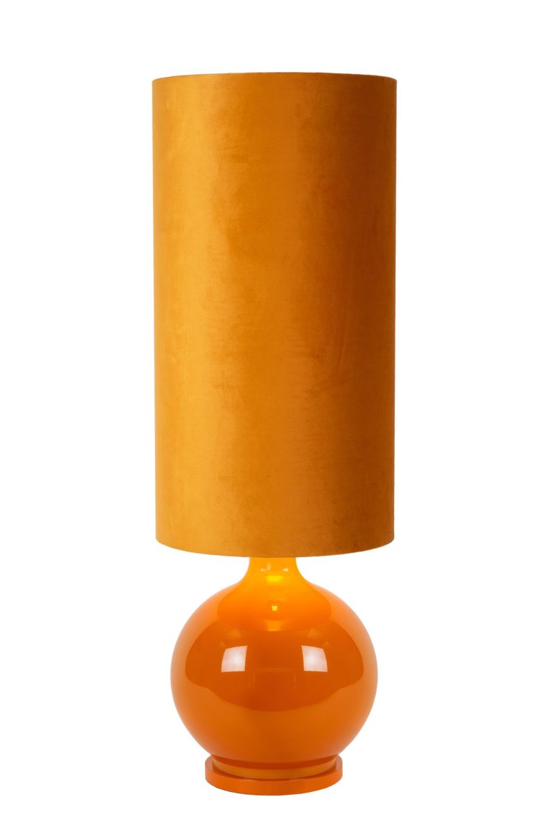 LUCIDE ESTERAD - Lampada da terra - Ø 34 cm - 1xE27 - Giallo Senape