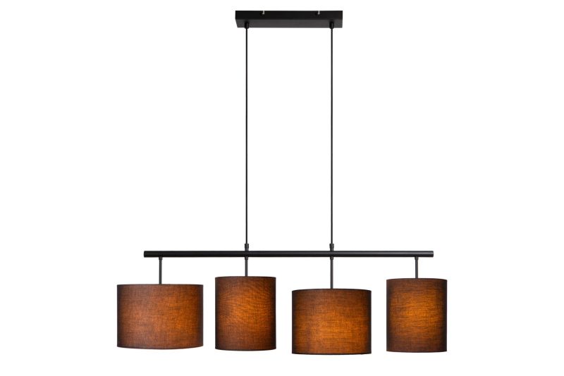 LUCIDE MAYA - Lampada a Sospensione - 4xE27 - Nera