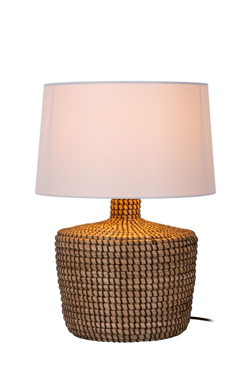 LUCIDE AMBALA - Lampe de Table - 1xE27 - Naturel