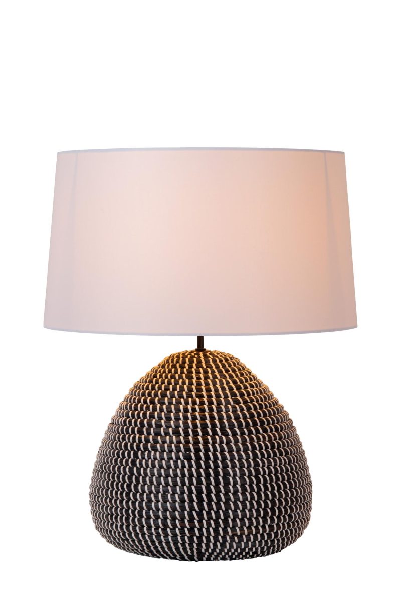 LUCIDE MADUKA - Lampe de Table - 1xE27 - Noir