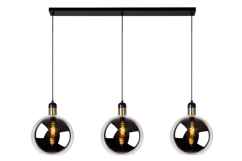 LUCIDE JULIUS - Hanglamp - 3xE27 - Fumé