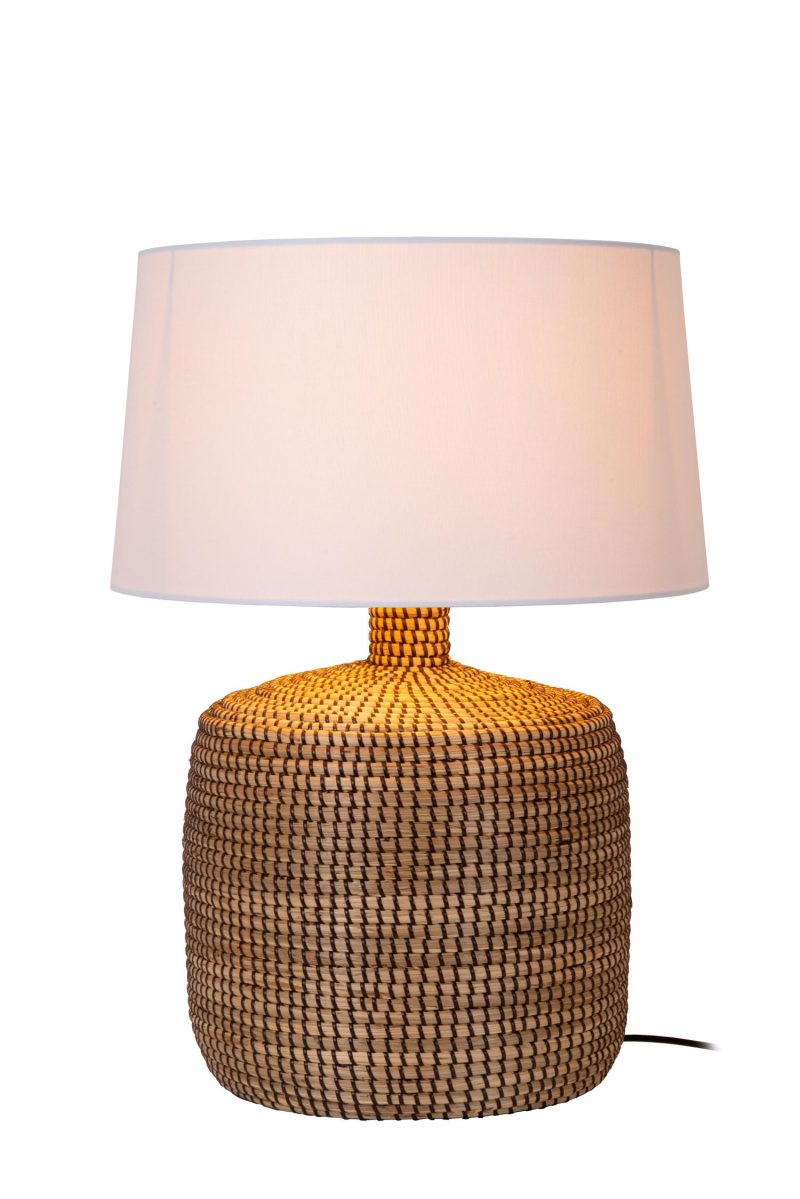 LUCIDE AMBALA - Table Lamp - 1xE27 - Natural