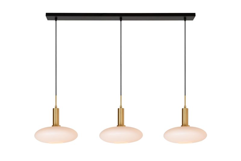 LUCIDE SINGALA - Hanglamp - 3xE27 - Mat Goud / Messing