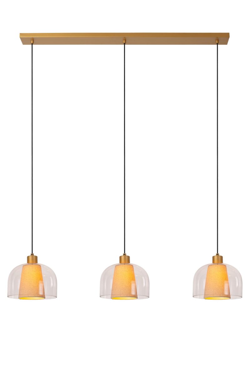 LUCIDE GUNHILD - Pendelleuchte - 3xE27 - Transparent