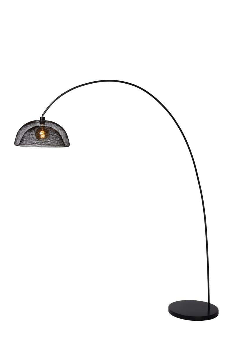 LUCIDE MESH - Stehlampe - 1xE27 - Schwarz