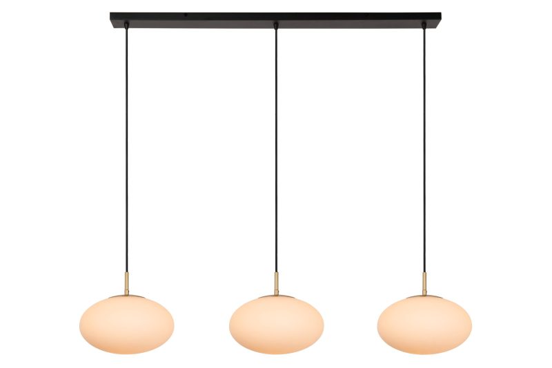 LUCIDE ELYSEE - Pendant Lamp - 3xE27 - Opal