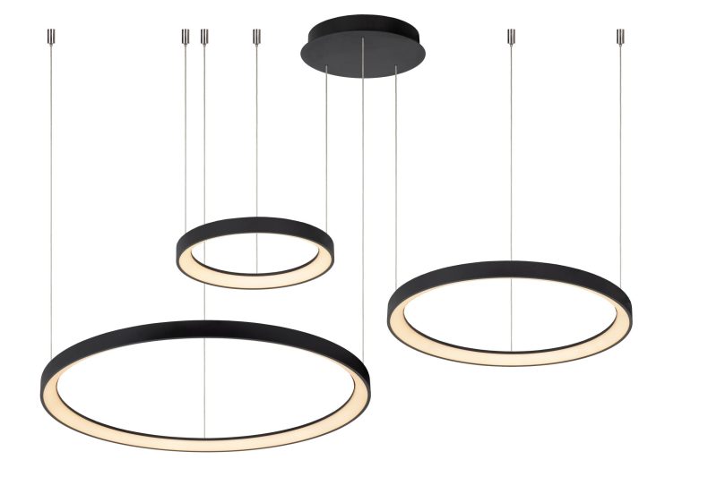LUCIDE VIDAL - Hanglamp - Ø 78 cm - LED Dimb.
