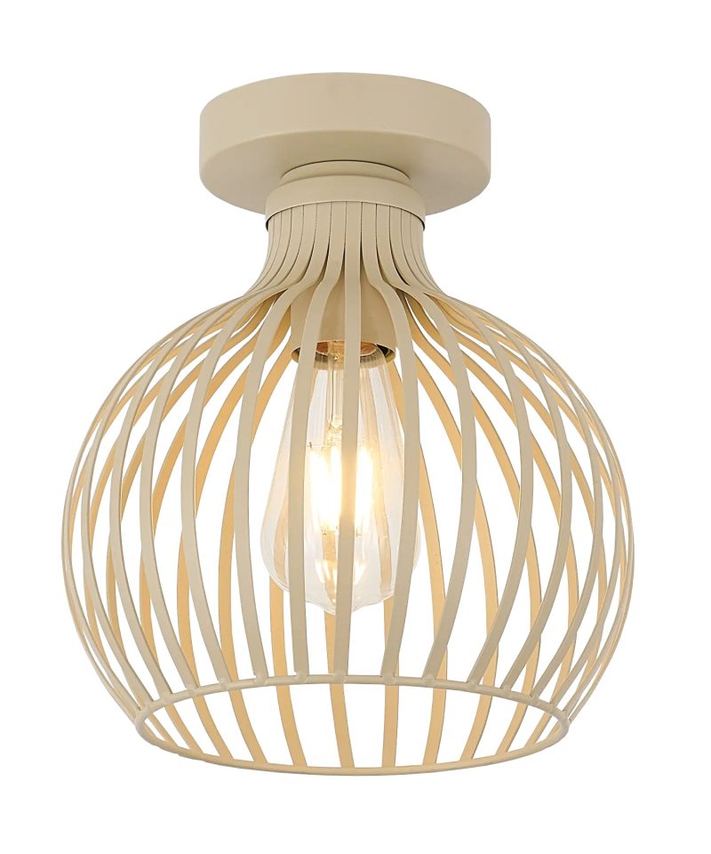 Fantasia RAGA plafoniera beige con attacco E27
