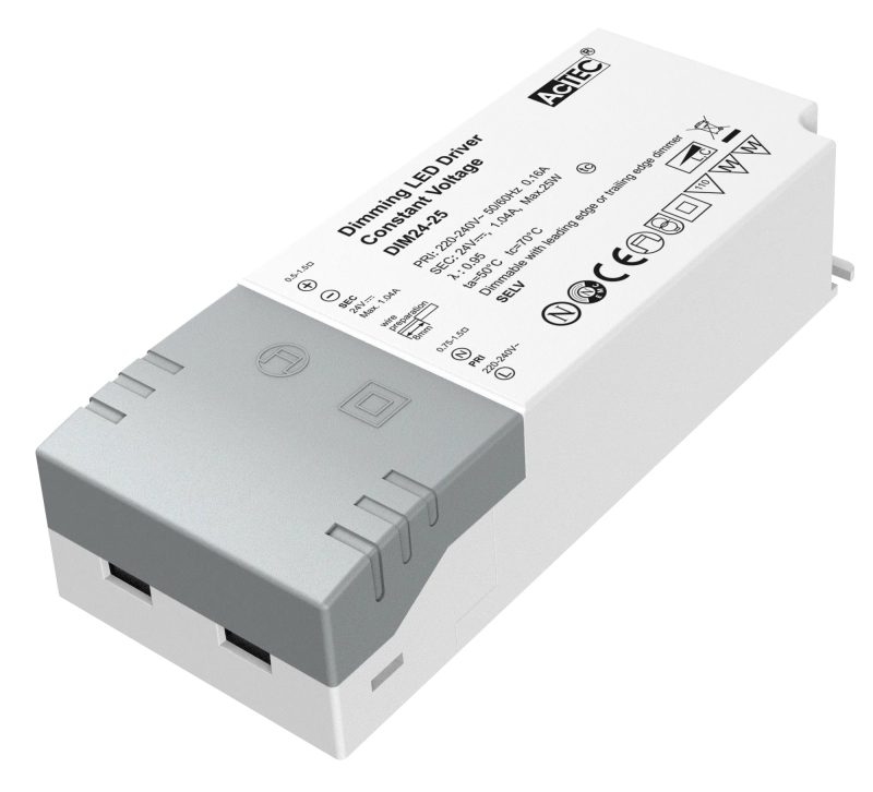 Fantasia LED driver 24V/25W triac dimmable for LED strips, IP20