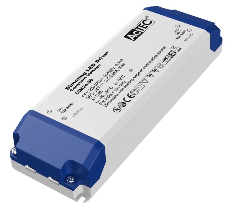 Fantasia LED driver 24V/50W constante spanning, Triac dimbaar voor ledstrips