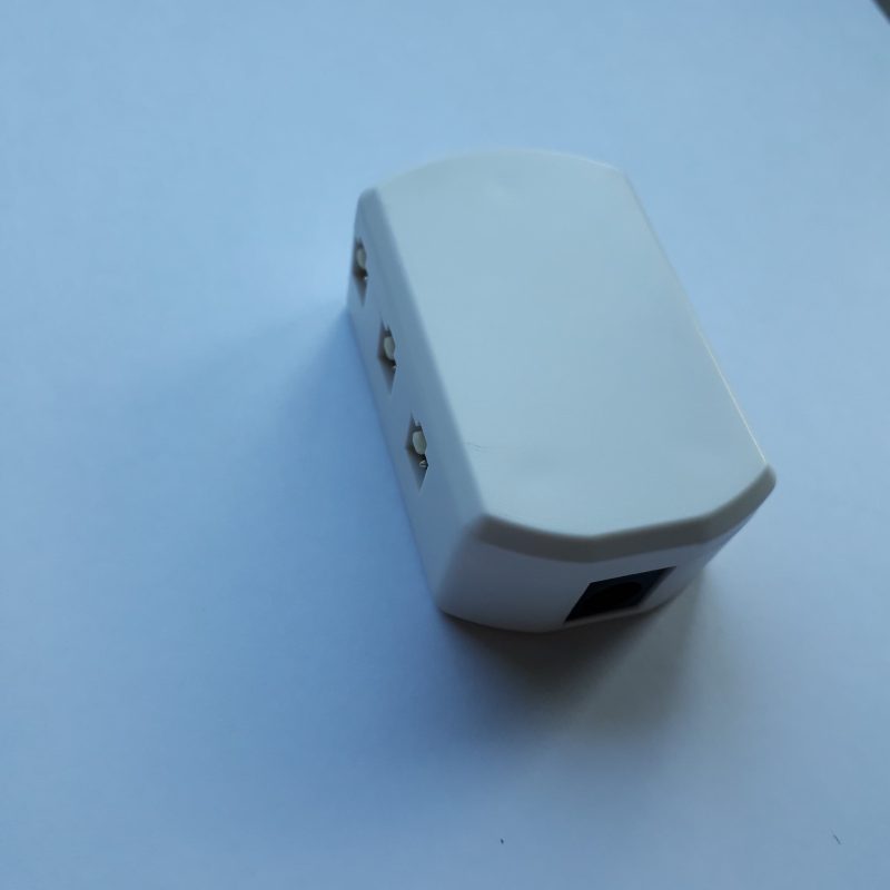 Splitter 12V DC for spots, 6 outputs, beige, 55x34x20mm