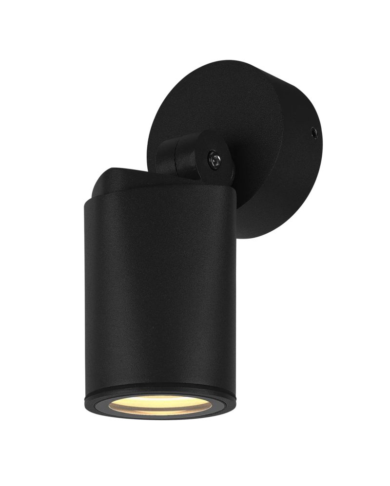 Fantasia Faretto Wayra da esterno GU10 IP65 nero, resistente agli spruzzi