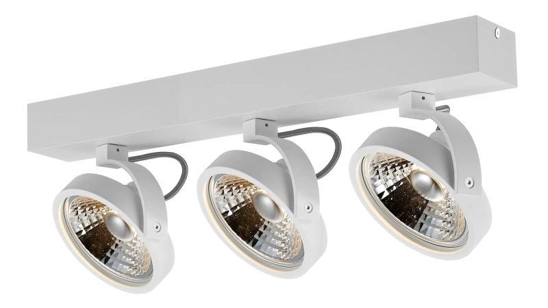 Fantasia Pulse-3 Deckenleuchte weiß mit 3x AR111 LED 12W 2700K