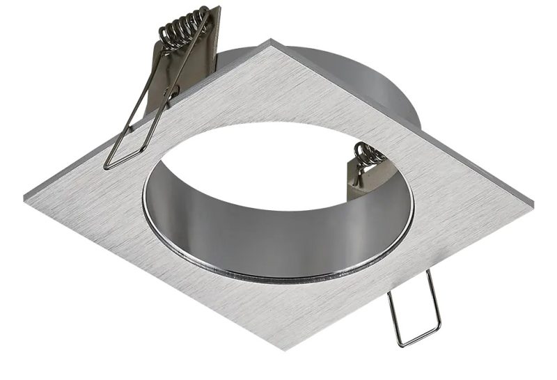 Fantasia Zoom Base spotlight square aluminium, GU10 (bulb excl.)