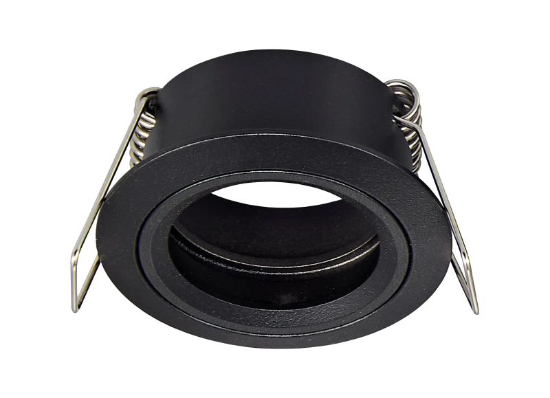 Fantasia Saturn Mini recessed spotlight, fixed, black, MR11 socket