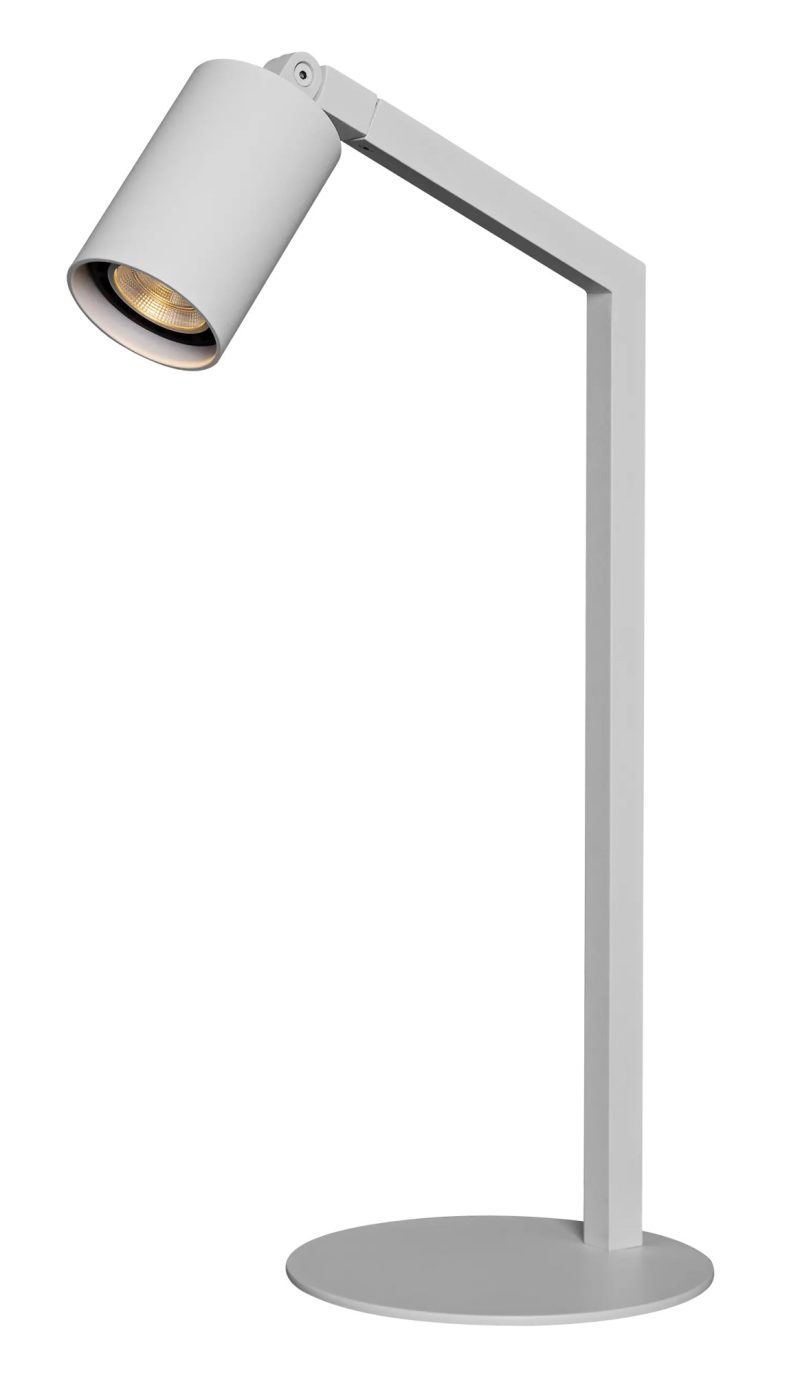 Fantasia Taboo lampada da tavolo bianca alluminio, attacco GU10, lampadina esclusa