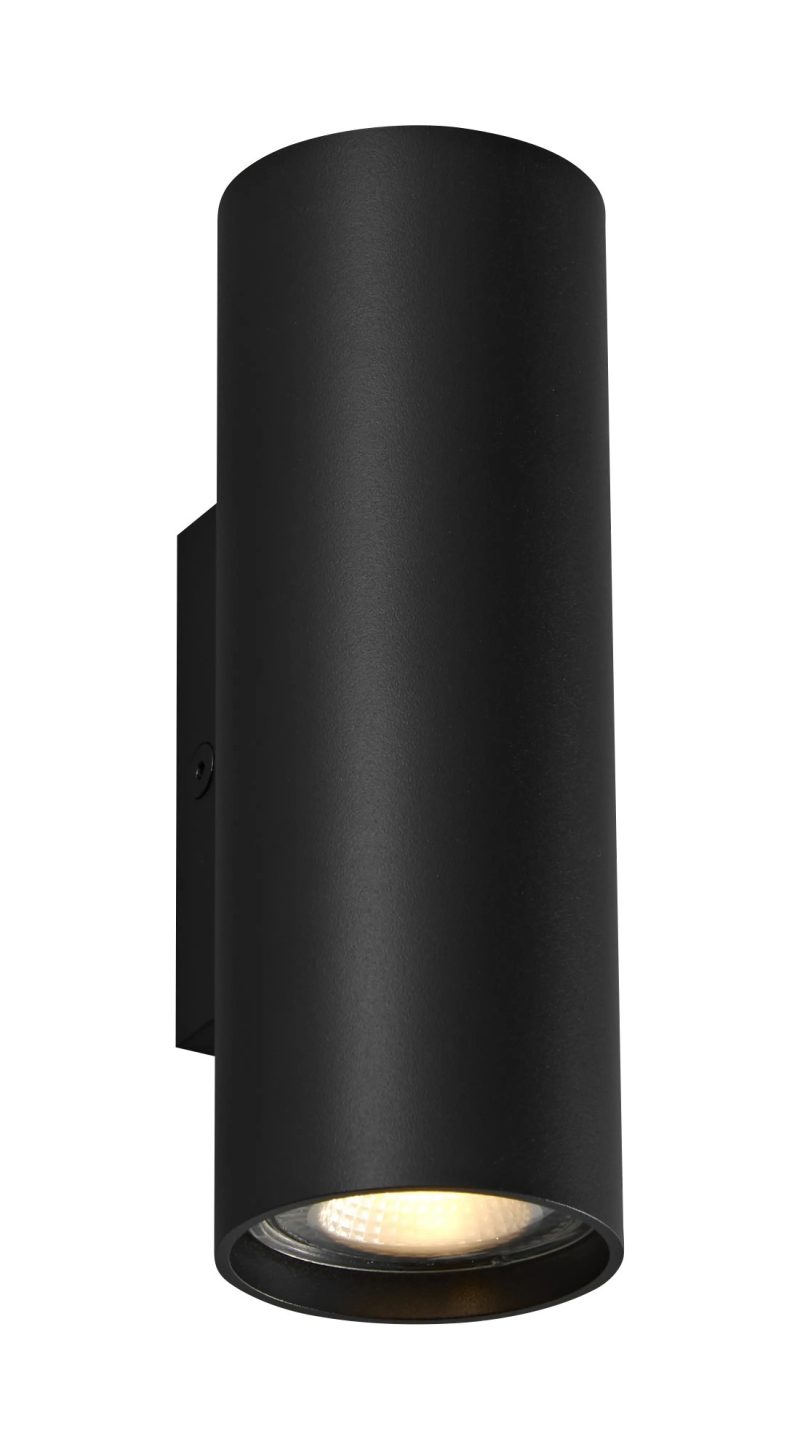 Fantasia Taboo applique da parete up/down GU10 dimmerabile nero alluminio