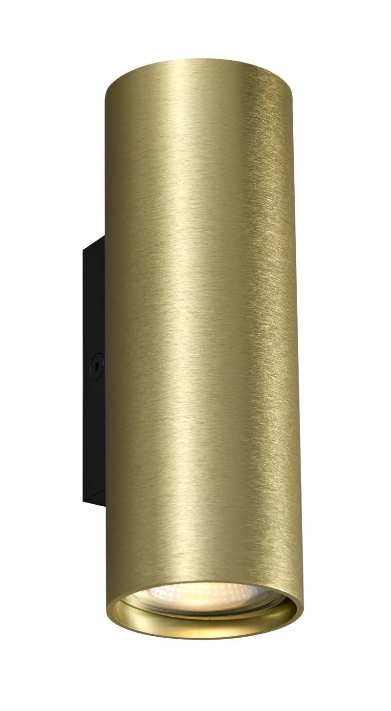 Fantasia Taboo applique da parete up/down oro, alluminio, GU10 escl.