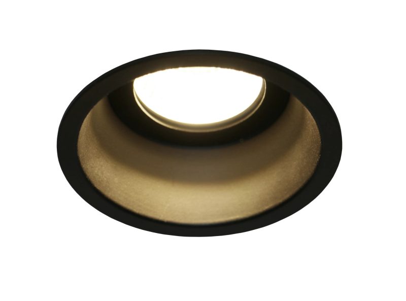 Fantasia Tetiz Einbaustrahler GU10 schwarz, 85 mm, Ausschnitt 75 mm