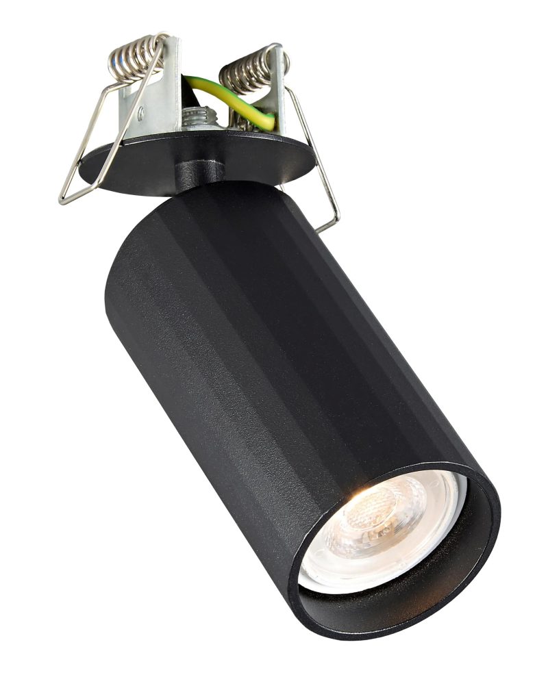 Fantasia Oryx recessed spotlight black, tiltable, MR11 socket