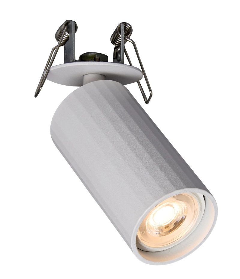 Fantasia Oryx inbouwspot wit, MR11-fitting, richtbaar, dimbaar