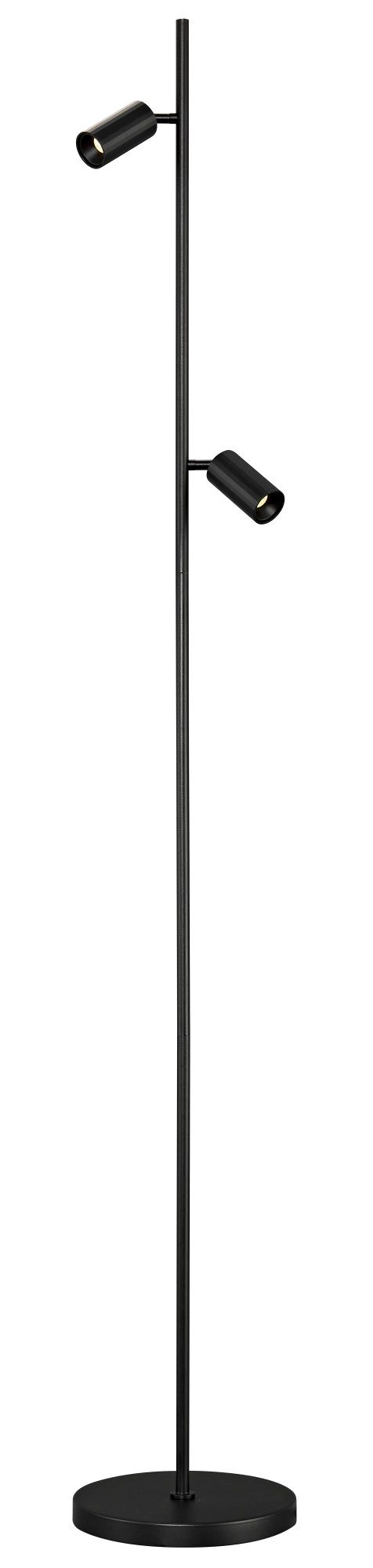 Fantasia Oryx vloerlamp zwart aluminium, 2 lichtpunten GU10 MR11