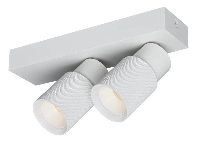 Fantasia Nysal surface-mounted spot with 2 light points, white, GU10