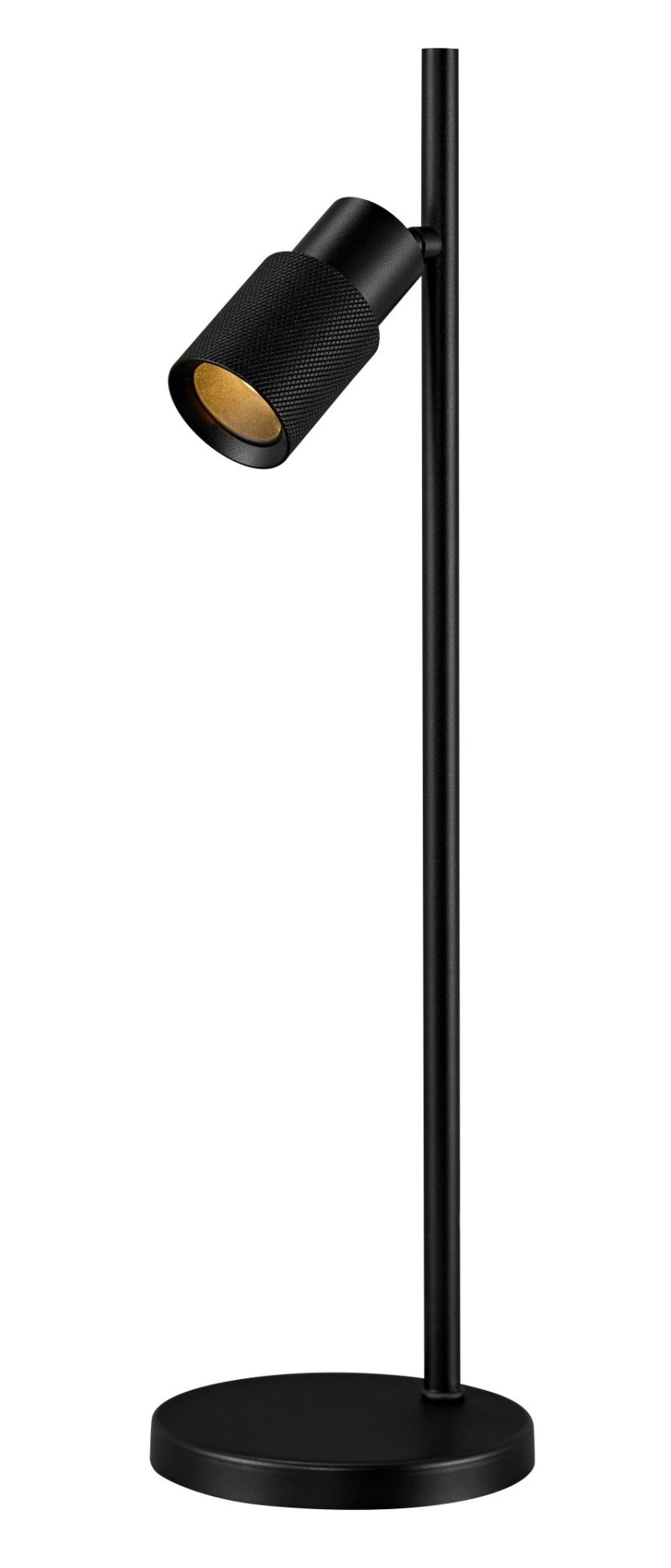 Fantasia Nysal tafellamp zwart, verstelbare arm, GU10 fitting