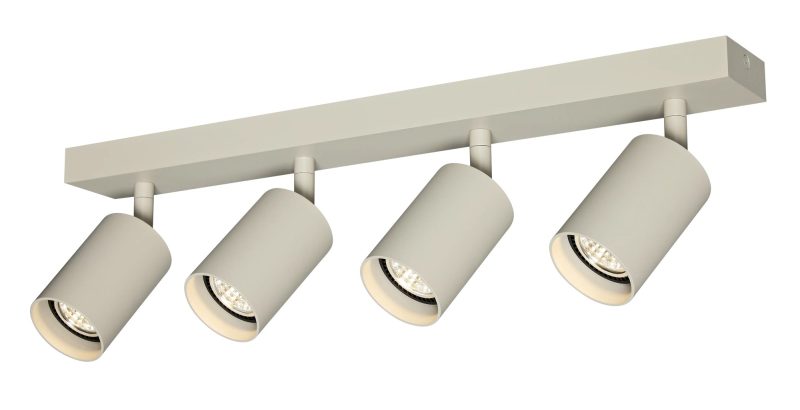 Fantasia TABOO faretto da soffitto 4 luci, finitura beige