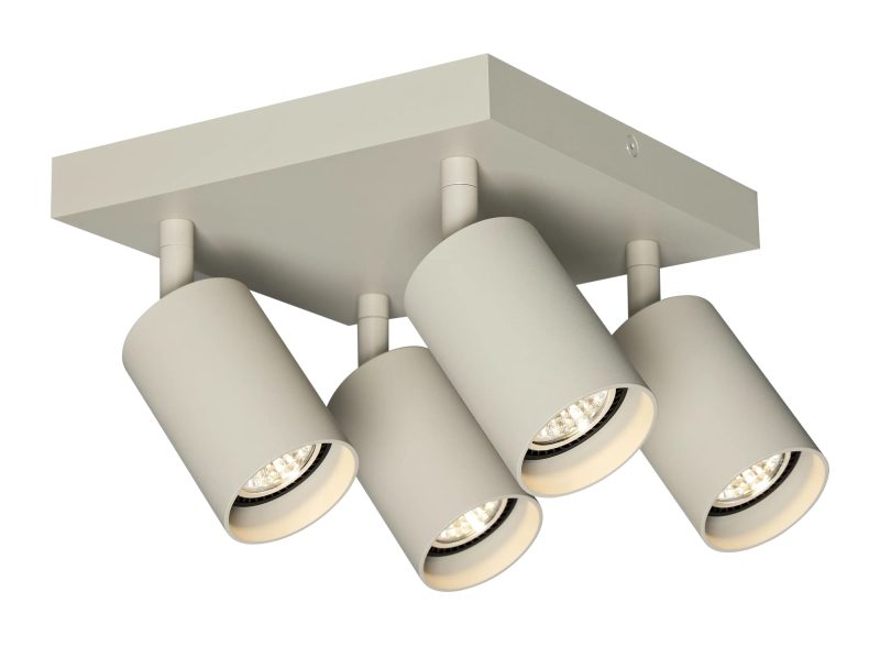 Fantasia TABOO Deckenspot 4-flammig quadratisch beige