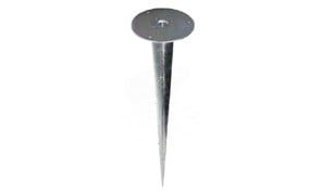 Indigo picket for garden pole, grey, 600 mm, E27 fitting