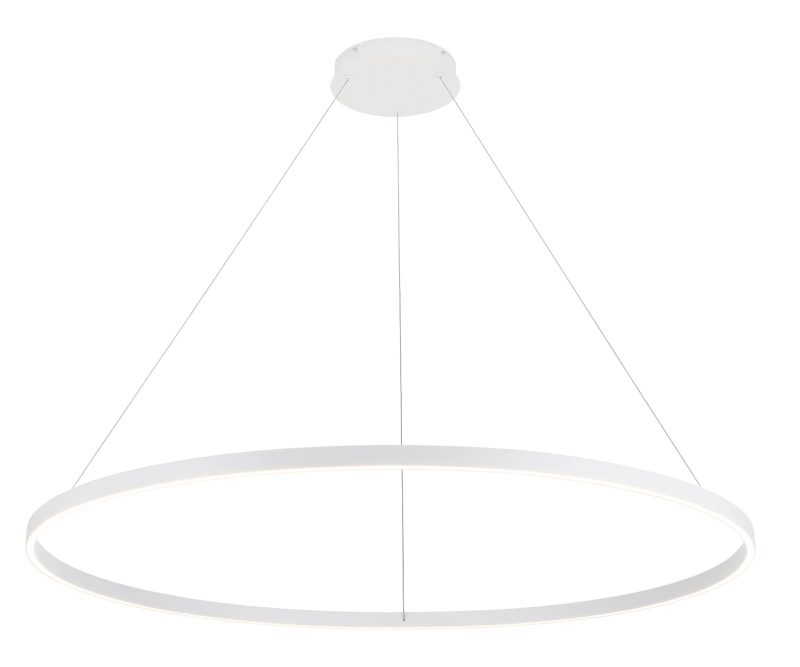 Fantasia Guri runde LED Pendelleuchte weiß Ø120cm 125W dimmbar
