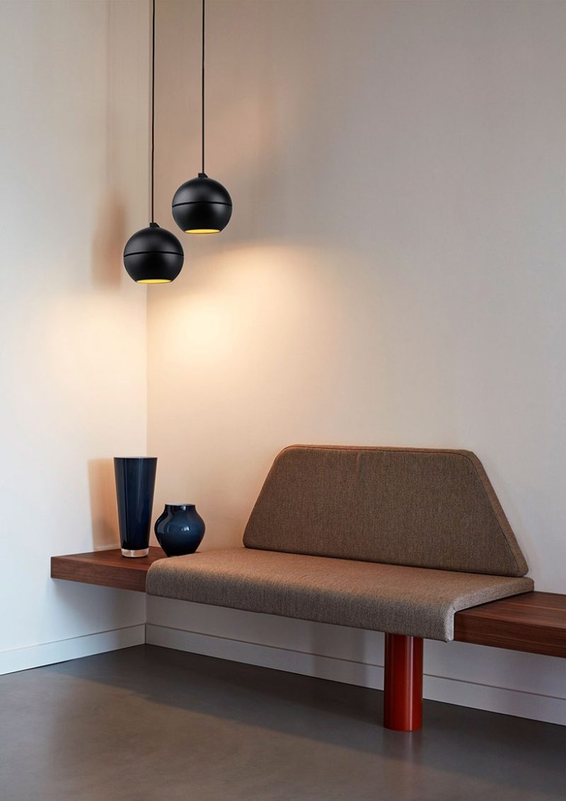 Fantasia Orbit LED hanglamp 6W/9W dimbaar 2700K zwart aluminium
