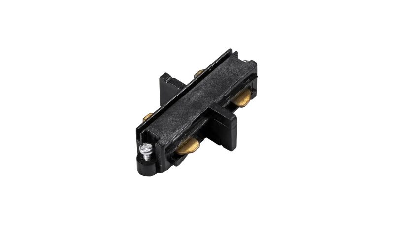 Fantasia Track Mini conector recto negro para carril monofásico