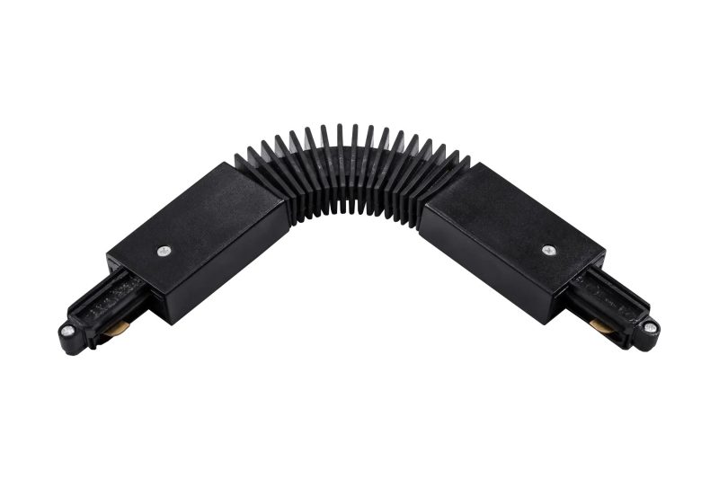 Fantasia Track 1F conector flexible negro para sistema de carril