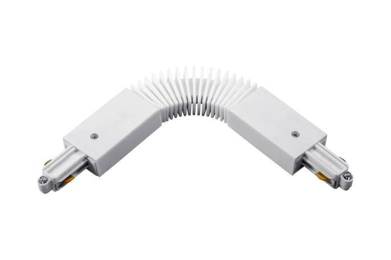 Fantasia Track 1F conector flexible blanco para sistema de raíles