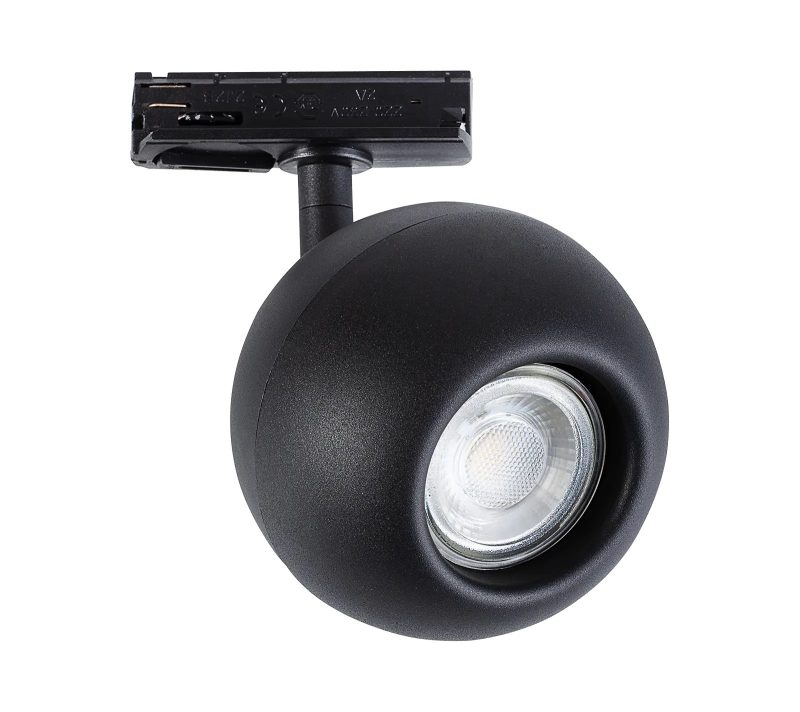 Fantasia Triton einphasiger Schienenspot schwarz, Deco