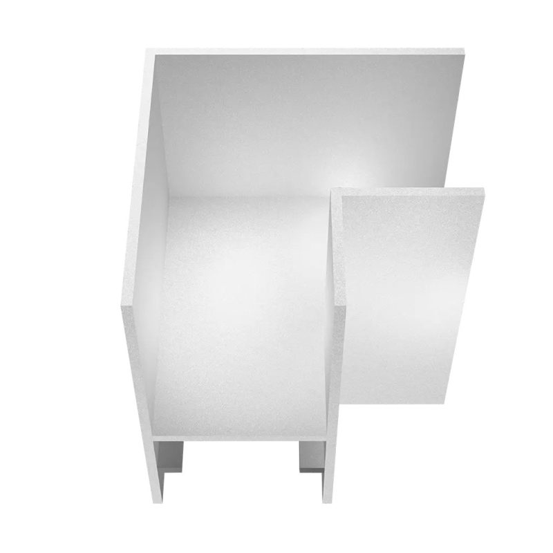 Fantasia Infinitus conector en L blanco, pieza angular para riel modular