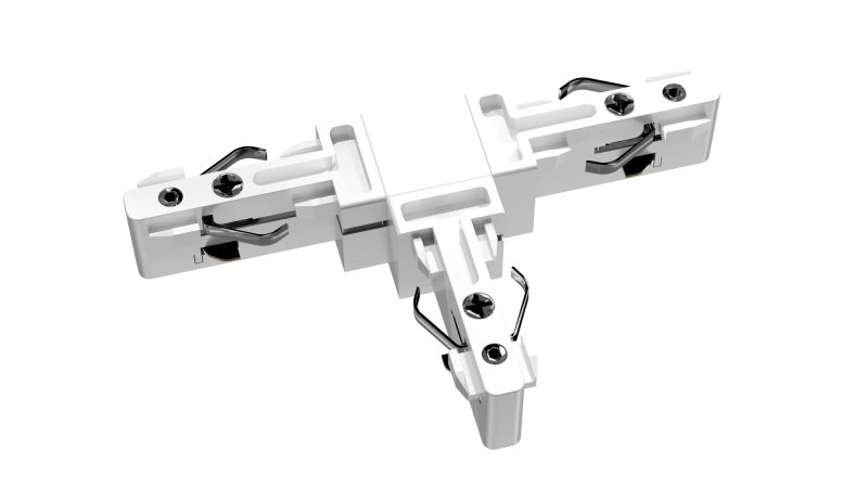 Fantasia Micro Line T-connecteur pour rail, blanc, aluminium
