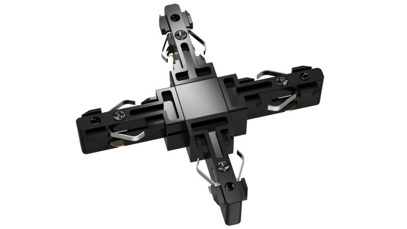 Fantasia Micro Line X-connector nero alluminio sistema a binario