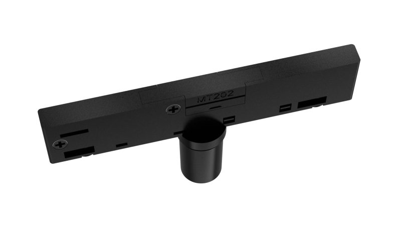 Fantasia Micro Line track adapter zwart, aluminium railverbinding