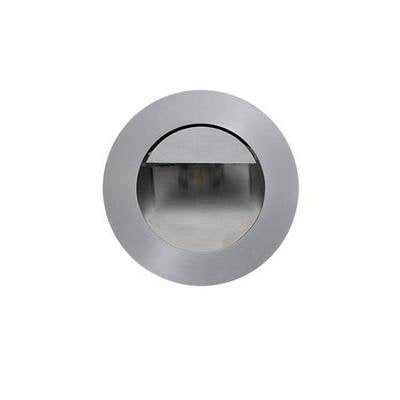 Indigo Wandleuchte LED Einbau rund Edelstahl Ø92mm 1W